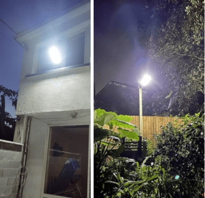 Lámpara Solar LED 30W Recargable Con Sensor de Movimiento y Control Remoto - Solar Light