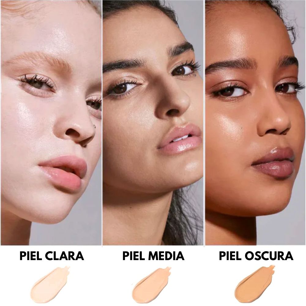 Base Correctora Moisture - Cubre Manchas, Arrugas y Acné, Mientras Hidrata la Piel