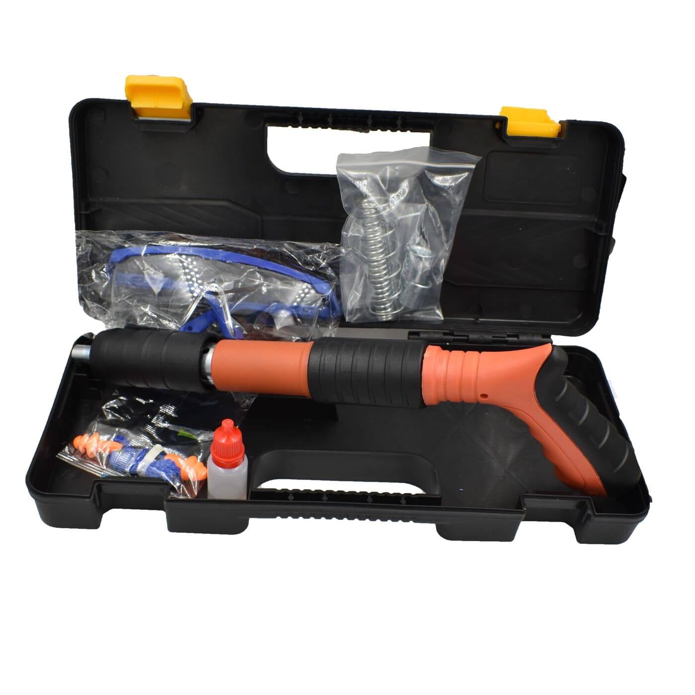 Pistola de Clavos Con Accesorios y 10 Clavos