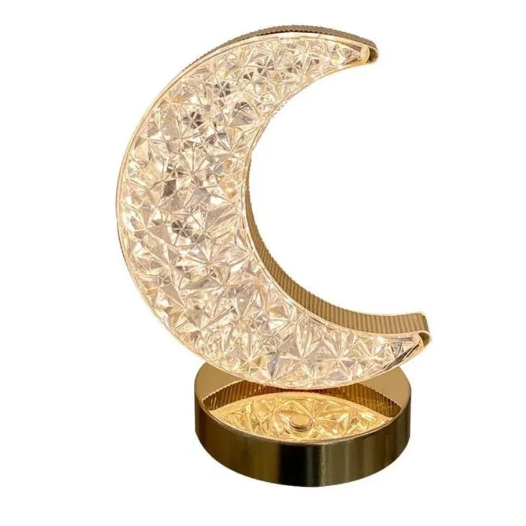 Lámpara de Mesa Luna Decorativa Recargable