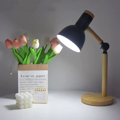 Lámpara de Mesa de Brazo Madera