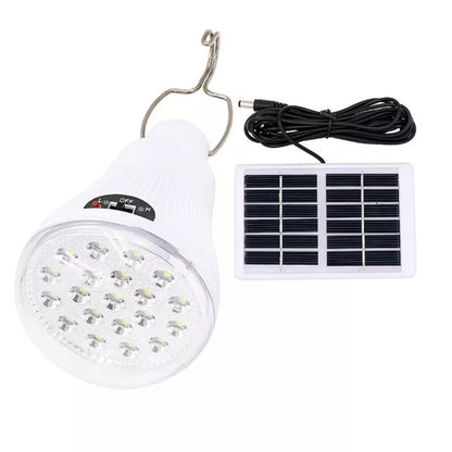 Bombillo 10W Portátil Con Interruptor + Panel Solar Con Cable de 2,5m