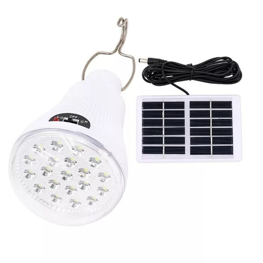 Bombillo 10W Portátil Con Interruptor + Panel Solar Con Cable de 2,5m