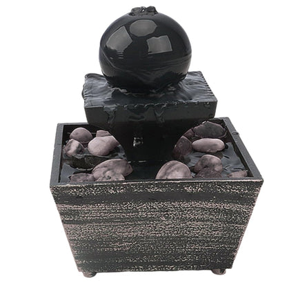Mini Fuente de Agua Con Piedras y Esfera