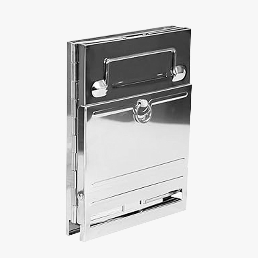 2 en 1 - Parrilla y Estufa Para Asados en Acero Inoxidable Portatil y Plegable 14cm x 14cm x 21cm