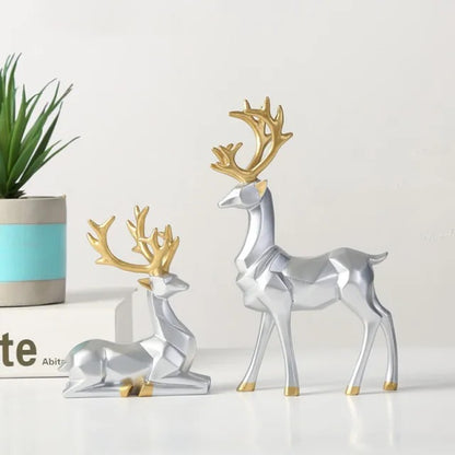 Pareja de Ciervos Decorativos