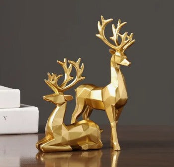 Pareja de Ciervos Decorativos