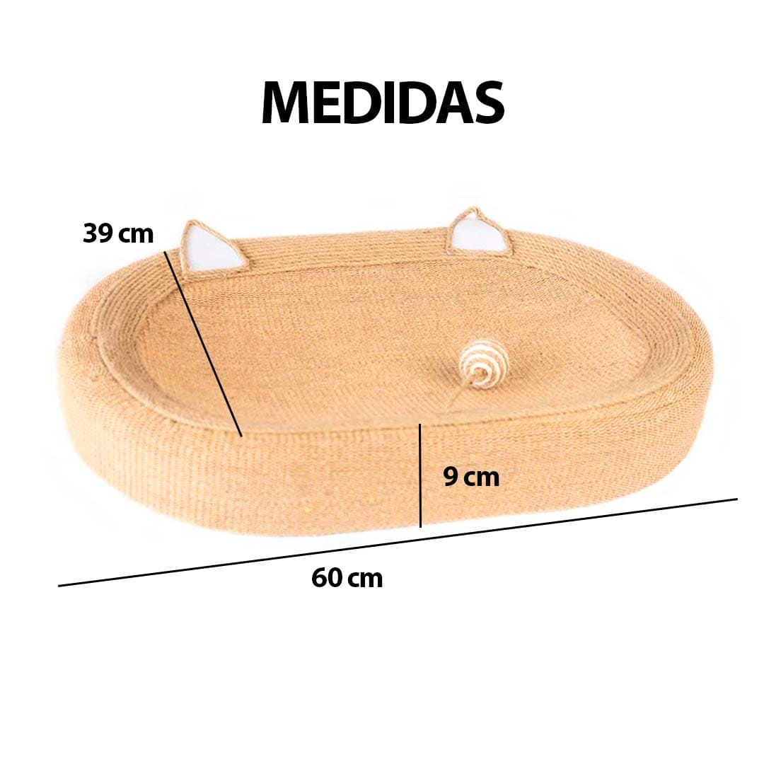 Rascador-Cama Para Gatos 60x39x9cm