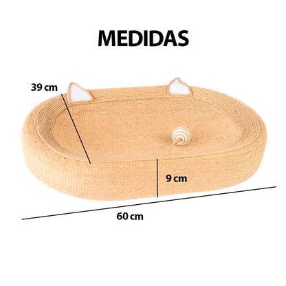 Rascador-Cama Para Gatos 60x39x9cm