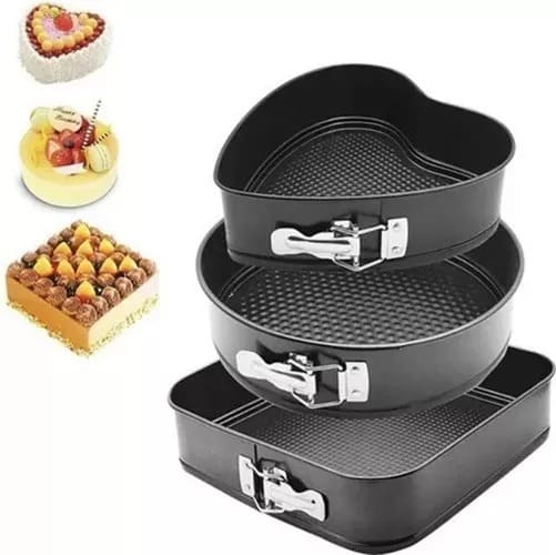 Set 3 Formas/Moldes Desmontables de Pasteleria